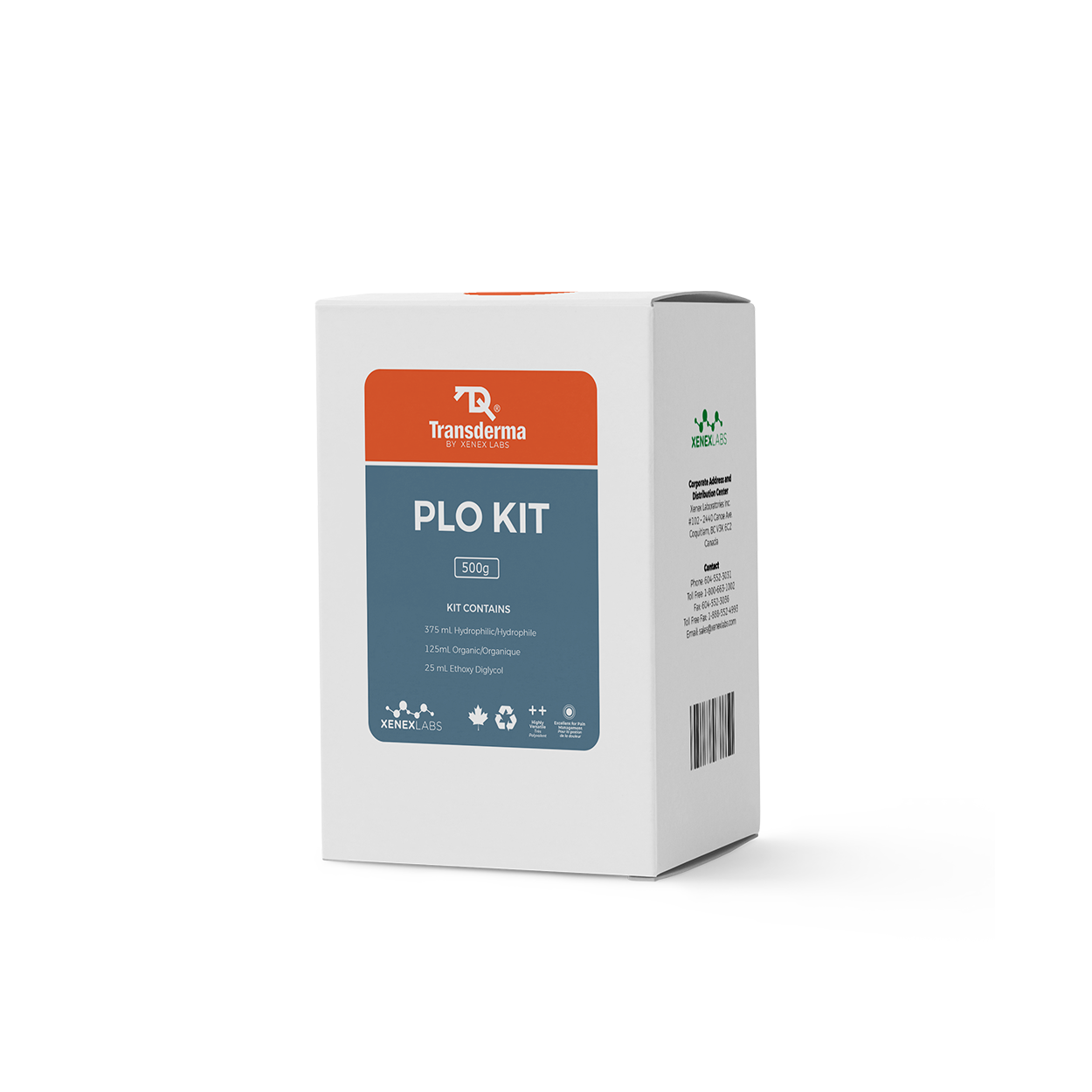 TRANSDERMA PLO GEL KIT 500G