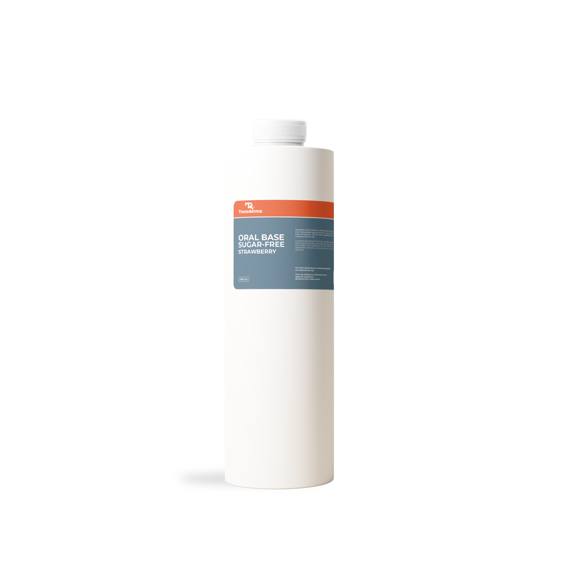 TRANSDERMA ORAL BASE SF. STRAWBERRY LIQUID 500ML